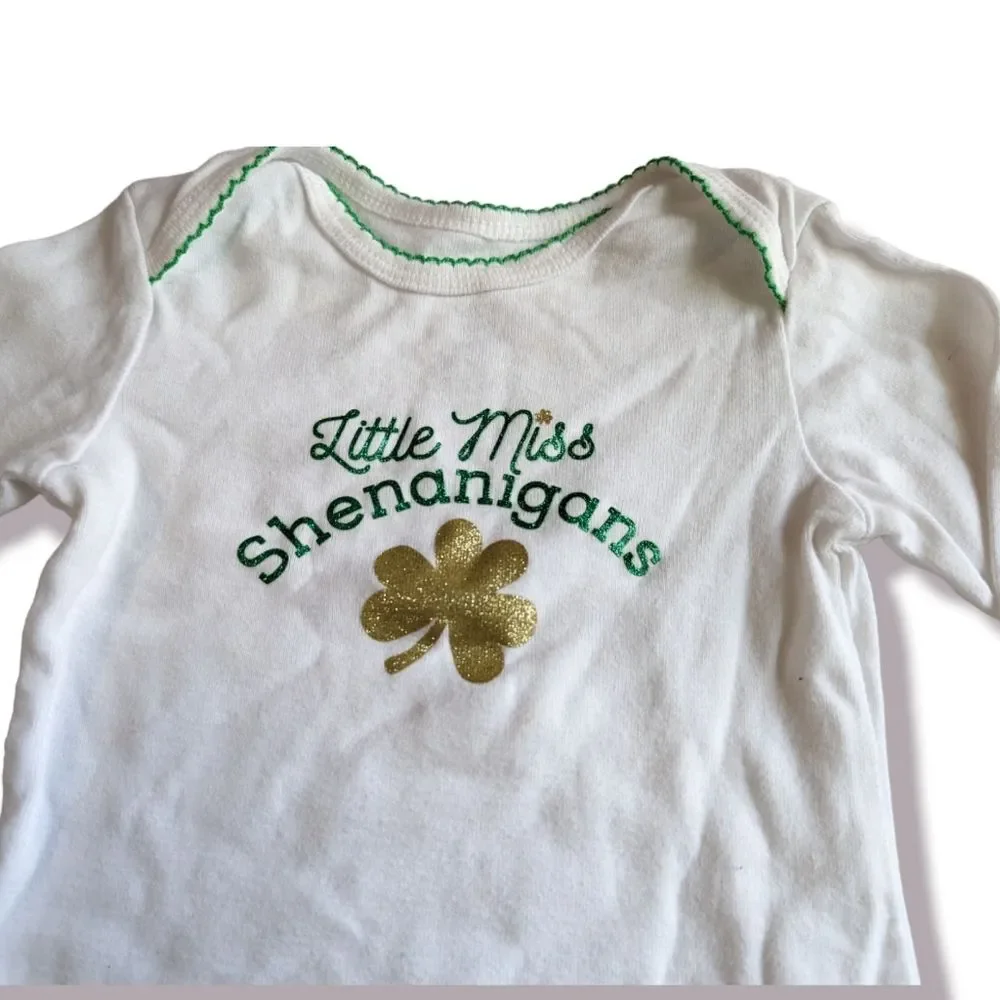 Baby Kid St Patty's Day Green Tutu Set, 12 Months